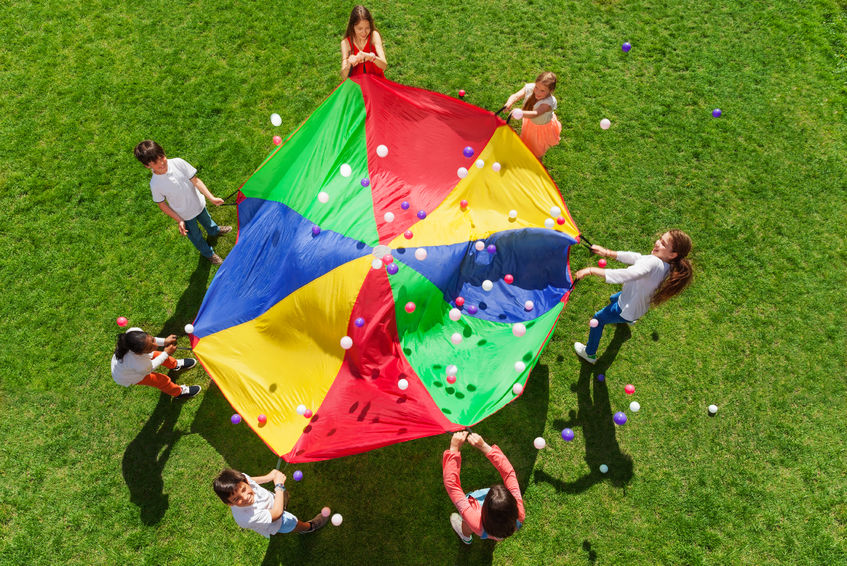 parachute games